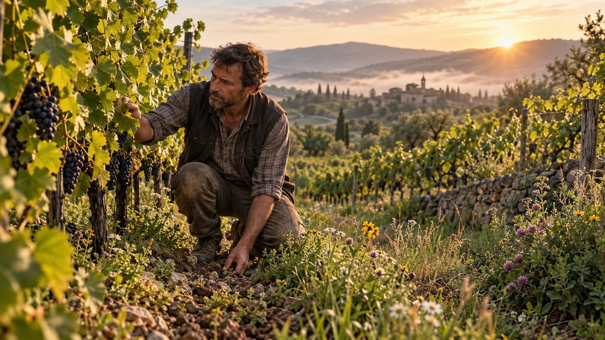 Illustration de la cave à vin des expatriés